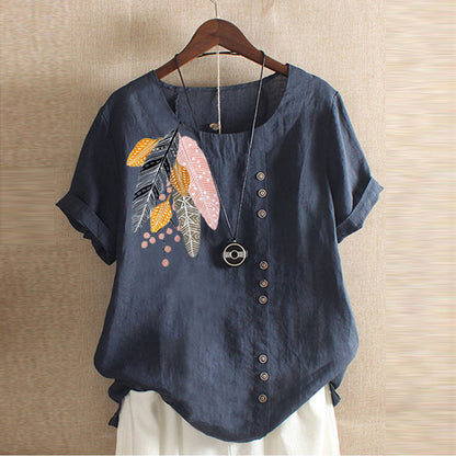 Print  Ladies Tops