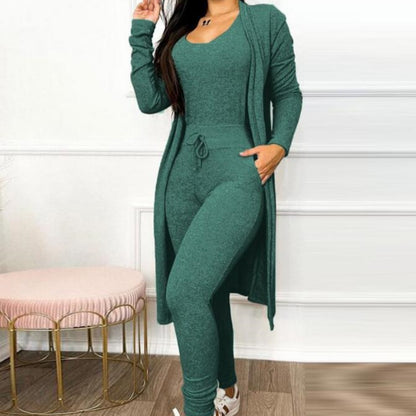 Suit High Waist Slip-on Casual Pants