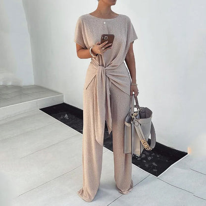 Lace-up Graceful And Fashionable Suit