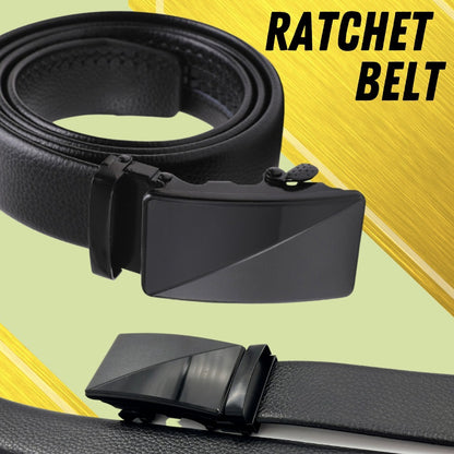 Leather  Adjustable Slide Buckle Belts