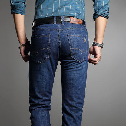 Spring stretch jeans For Men