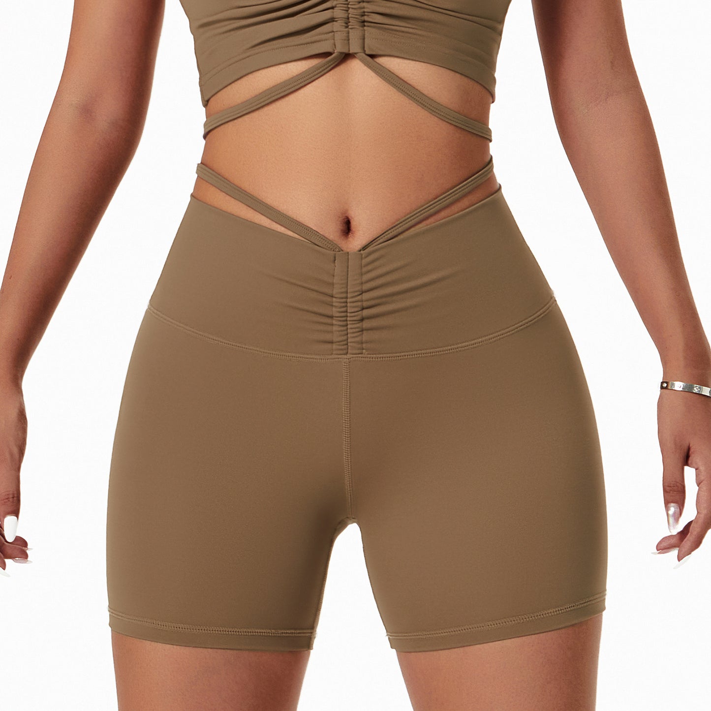 Women Wear Running Tights  Yoga Shorts