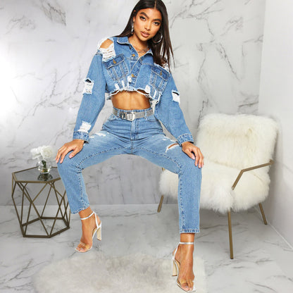 Women's  Cropped  Shorts Jacket