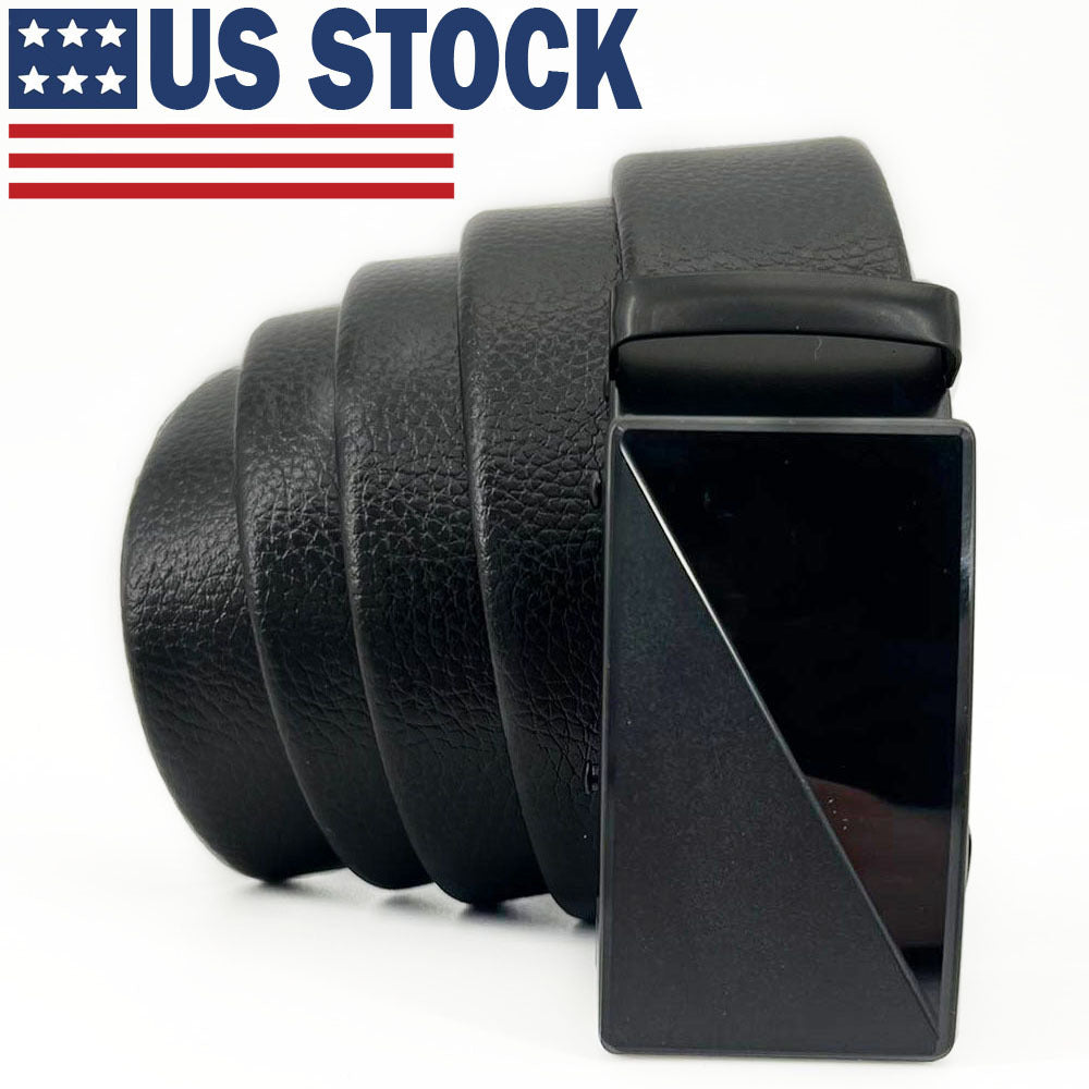 Leather  Adjustable Slide Buckle Belts