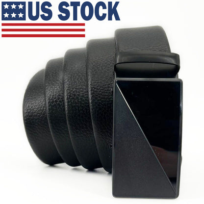 Leather  Adjustable Slide Buckle Belts