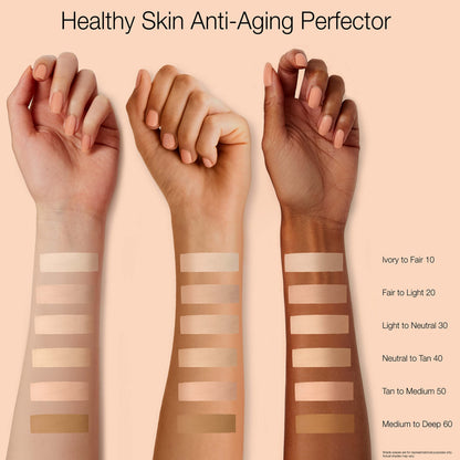 Neutrogena Retinol Treatment and Tinted Facial Moisturizer, Healthy Skin Anti-Aging Perfector with Broad Spectrum SPF 20 Sunscreen with Titanium Dioxide, 20 Fair to Light, 1 fl. oz
