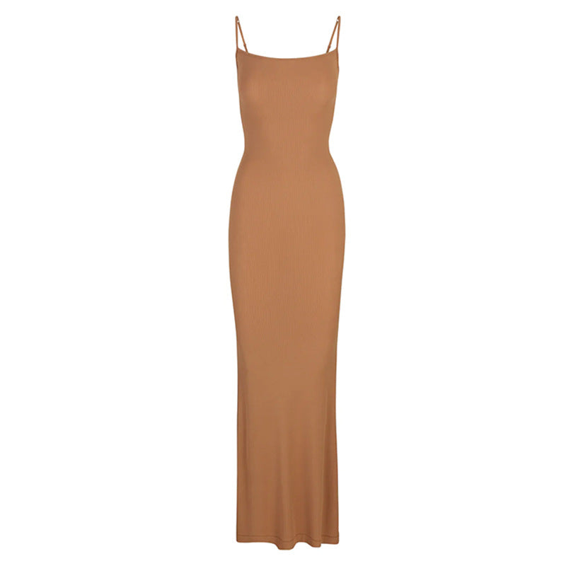 Skims Suspender Long Fishtail Skirt  Dress