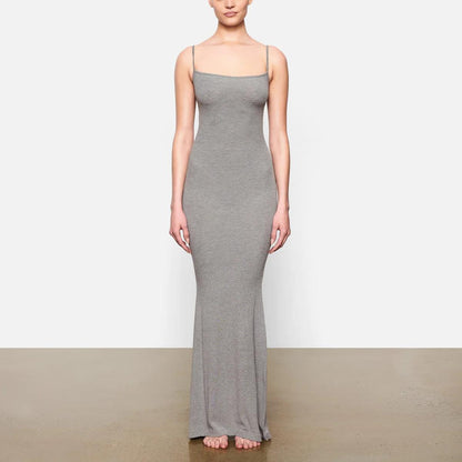 Skims Suspender Long Fishtail Skirt  Dress