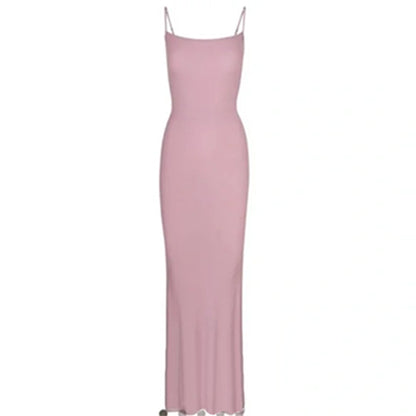 Skims Suspender Long Fishtail Skirt  Dress