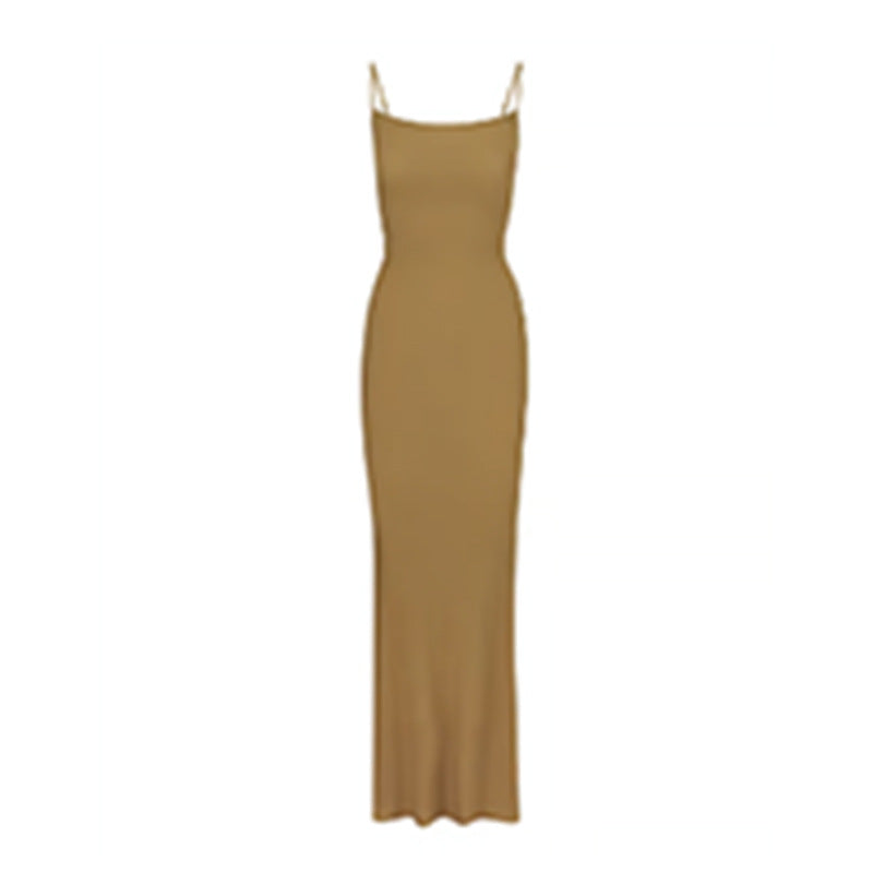 Skims Suspender Long Fishtail Skirt  Dress