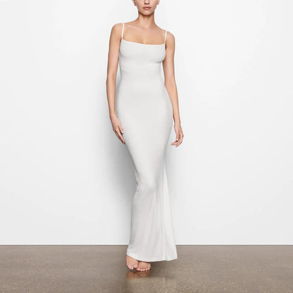 Skims Suspender Long Fishtail Skirt  Dress