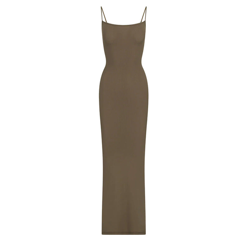 Skims Suspender Long Fishtail Skirt  Dress