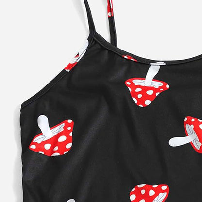 Sleeveless Vest Camisole Top Shorts Pajamas Homewear