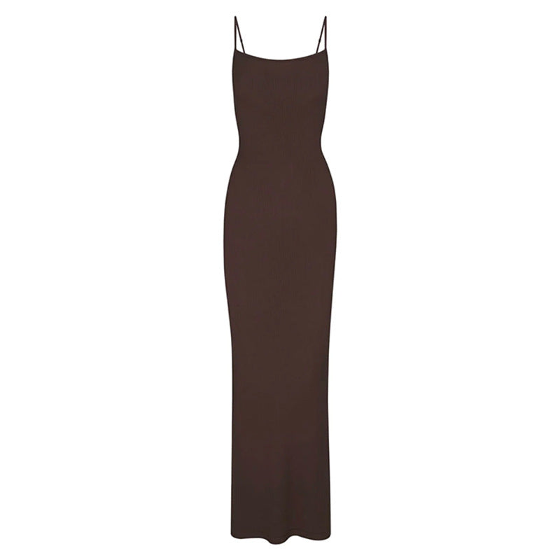 Skims Suspender Long Fishtail Skirt  Dress