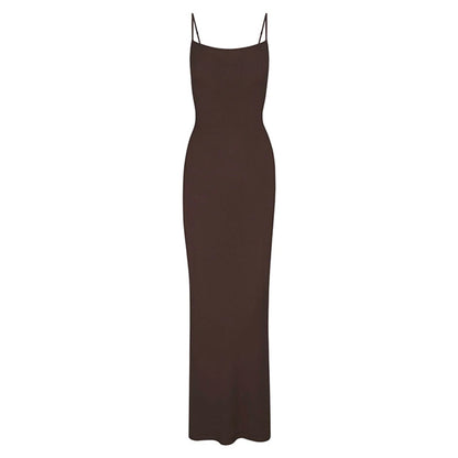Skims Suspender Long Fishtail Skirt  Dress