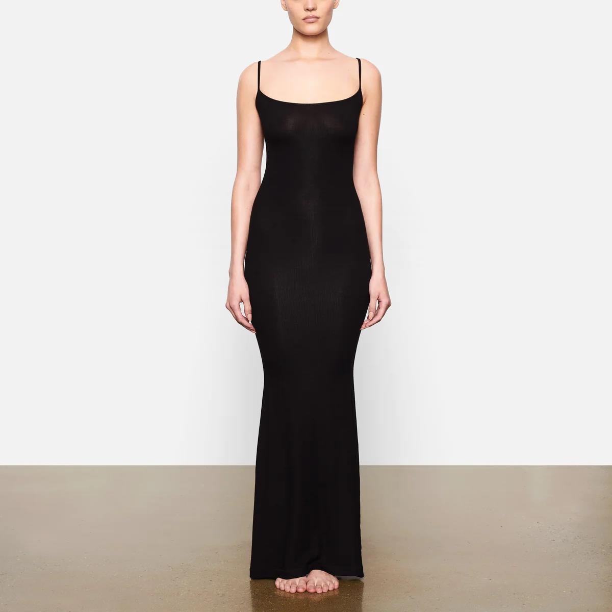 Skims Suspender Long Fishtail Skirt  Dress