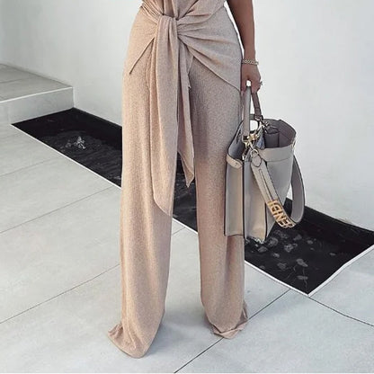 Lace-up Graceful And Fashionable Suit