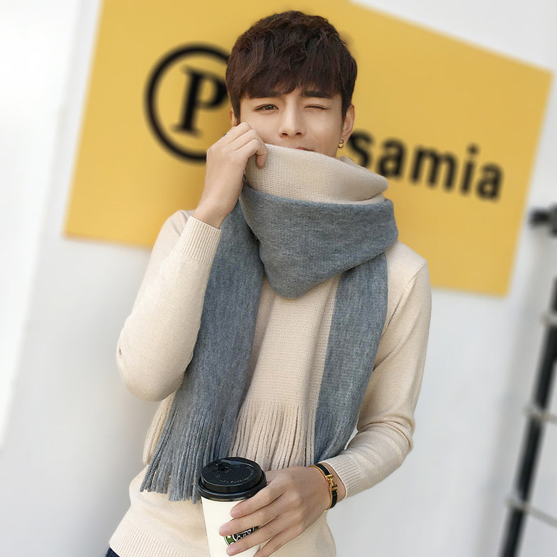 Men's Fashion Versatile Wool Scarf