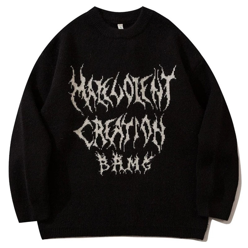 Men Hip Hop Print Sweaters