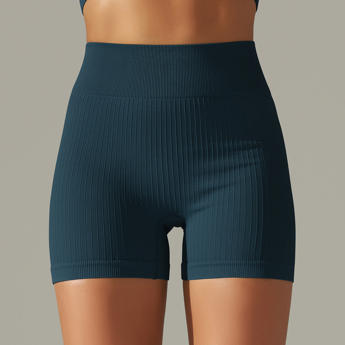Seamless Thread Knitted Yoga Shorts Pants