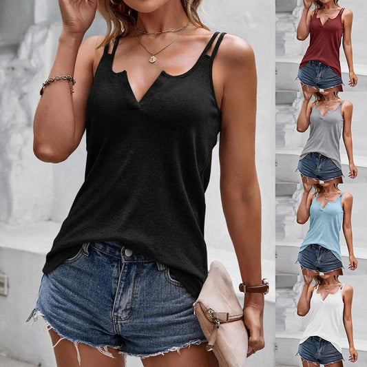 V-Neck Camisole Tops For Women